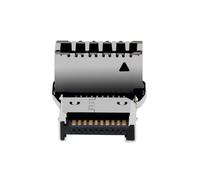 Adattatore USB3.1 10G frontale tipo C a 90 gradi tipo E B