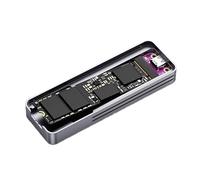 Adattatore USB3.2Gen 2 10Gbps di recinzione del disco solido di alluminio NVME al caso di NVME/SATA per il trasferimento dati ad alta velocità