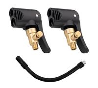 Adattatore valvola auto in ottone, 2 pezzi valvola pneumatici adattatore 8 MM, tubo per gonfiatore pneumatici 17,5 cm, mandrino pneumatico, tubo di riempimento pneumatici, pneumatici auto Air Chuck
