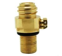 Adattatore valvola compatibile TR21x4 con filettatura M18x1 5 per serbatoi di acqua carbonata di sodio design in ottone massiccio