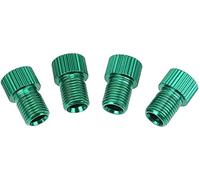 Adattatore valvola da 4 Pezzi Buddista a connettore del Tappo della Pompa di conversione della valvola Schrader in Lega di Alluminio per Biciclette Practical Treatment