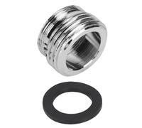 Adattatore Valvola Deviatore Rubinetto Cucina, Connessione Filettata Multifunzione, Cromato - Compatibile con Tubo da Giardino, Facile Installazione per Lavandini Cucina e Bagno