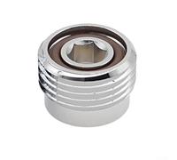 Adattatore valvola G5/8 per immersioni subacquee, in ottone, convertitore da DIN a giogo, per sistemi di regolazione, design compatto portatile per sport marini, argento (1 pezzo)