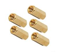 Adattatore Valvola Gas per Escursionismo e Trekking | Ottone , compatto 2.5cm, ideale per campeggio, trekking, montaggio , 5 inclusi
