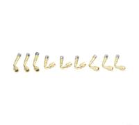 Adattatore Valvola Pneumatico 45 Gradi Ottone Adattatore Valvola | Ottone per robusto, resistenza alla , flusso d'aria ottimale, per gomme auto e moto