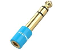 Adattatore Vention VAB-S01-L da 6,5 mm maschio a 3,5 mm femmina, placcato oro, blu