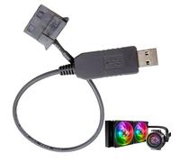 Adattatore ventola case, connettore USB a 3 pin/4 pin, cavo splitter PWM, per PC, desktop, dispositivi elettronici, di raffreddamento e manutenzione auto