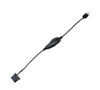 Adattatore ventola case - Convertitore PWM USB a 3 pin/4 pin | Cavo splitter Pwm - per PC computer desktop dispositivi elettronici di raffreddamento