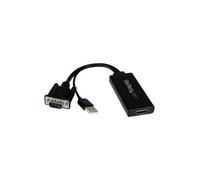 Adattatore VGA2HDU Startech, VGA-HDMI + USB Audio E Alimentazione