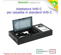 ADATATTATORE PER VIDEOCASSETTE VHS ALTA QUALITA' HQ