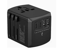 Adattatore viaggio 2x USB e 2x USB-C 15W Europa/Regno Unito/Stati