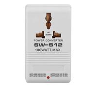 Adattatore viaggio Convertitore di tensione 100 W 110 V / 120 V a 220 V / 240 V Trasformatore riduttore e riduttore, per diversi paesi (spina standard CN)