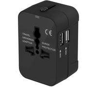 adattatore, viaggio, universale, USB, compatto, caricabatterie portatile