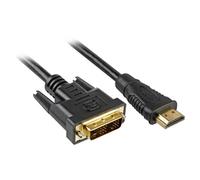 Adattatore video 3 m HDMI a DVI-D Nero Sharkoon