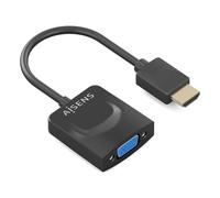 Adattatore video Aisens A122-0947 HDMI VGA 0,15 m Nero Plug and Play