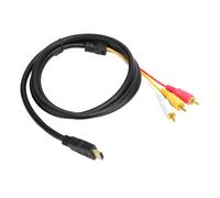 Adattatore video audio, cavo HDMI ad alta definizione da HDMI a RCA per audio e video digitali non compressi, trasferimento del segnale con