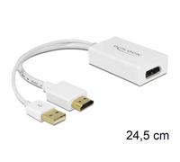Delock Videokonverter HDMI DisplayPort Adattatore 62496
