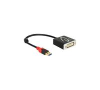 Adattatore video esterno - DELOCK - USB 3.0 DVI - Risoluzione 1920x1200 - Nero - Alimentato da USB