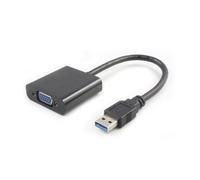 Adattatore video esterno - MICRO CONNECT - USB 3.0 - VGA - Risoluzione 1920x1080 - Nero