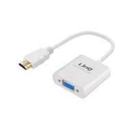 Adattatore video HDMI maschio VGA femmina 1080P LinQ Bianco