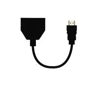 LinQ Adattatore Multiporta HDMI Maschio a 2x HDMI Femmina Full HD Nero