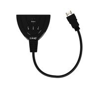 LinQ Adattatore multiporta VK-330 – da HDMI maschio a 3 porte HDMI femmina, Full HD 1080p – Nero