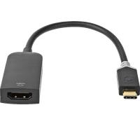NEDIS Adattatore USB | USB 3.0 Gen 1 | USB-CT maschio | HDMIT Femmina | 0.20 m | Rotondo | Placcato oro | PVC | Antracite | Window Box con Euro Lock