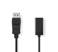Adattatore video Nedis CCGB37150BK02 DisplayPort HDMI 0,2 m nero