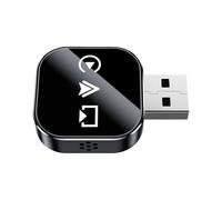 Adattatore video per auto | Plug and Play Converter | Dispositivo wireless per la riproduzione sullo schermo 'auto - Viaggi quotidiani in città Navigazione autostradale Musica Streaming Chiamate