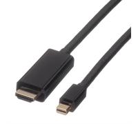 Adattatore video ROLINE 11.04.5796 Mini DisplayPort 2 m HDMI nero