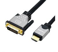 Adattatore video ROLINE 11.04.5876 HDMI a DVI-D 1,5 m Nero Argento