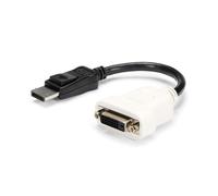 Adattatore video StarTech DP2DVI DisplayPort a DVI-D Passivo 0,24 m Nero