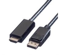 Adattatore video VALUE 11.99.5789 DisplayPort HDMI 7,5 m Nero