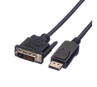 Adattatore video VALUE 11995608 DisplayPort-DVI-D 1,5 m Nero