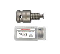 Adattatore WERHE® per avvitatori a impulsi rotativi da 1/2" a 1/2-20UNF - Utilizzabile in tutti i mandrini con filettatura femmina da 1/2-20UNF.