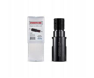 Adattatore WERHE® per corone diamantate - M18 su 1 1/4" UNC & filettatura interna 1/2" - Connettore in acciaio stabile per una foratura a umido precisa su calcestruzzo e pietra