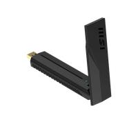 ADATTATORE WI-FI MSI BE6500 WiFi7 USB Stick velocità 2880 Mbps tri-band USB 3.2