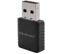 Adattatore WiFi mini Qoltec Wireless Ultra Fast DUAL 2 x 2dBi | Standard AC | US