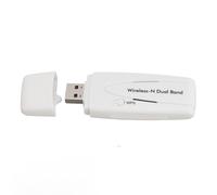 Adattatore Wifi per PC Desktop, Adattatore Wifi USB Ad Alta Velocità 300Mbps 2.4G 5.8G per PC Desktop Adattatore USB Wifi per PC Adattatore Wireless N Dual Band Professionale per
