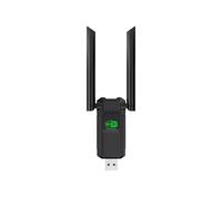 Adattatore WiFi USB, 1300 Mbps WiFi USB 3.0 Dual Band 5G/2.4G, doppia antenna 2dBi, supporta Windows 11/10/8.1/8/7/XP, adattatore wireless per schede di rete per computer desktop