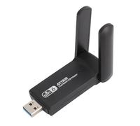 Adattatore WiFi USB 6, Adattatore WiFi USB Dual Band AX1800 per PC Portatile Desktop, Dongle Wireless 5GHz/1201Mbps + 2,4GHz/574Mbps per 10 11