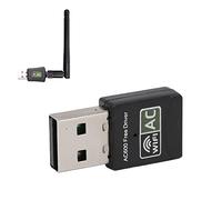 Adattatore WiFi USB, Adattatore di Rete Wireless Dual Band 2.4G 5.8G Supporto modalità AP Adattatore USB Hotspot WiFi IEEE 802.11g per PC Desktop Portatile