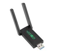 Adattatore WiFi USB Dual Band, Dongle WiFi WiFi 1200Mbps, Adattatore di Rete USB 3.0 5.8G 2.4G per PC Portatile Desktop con Doppia Antenna 5dBi, Condivisione Hotspot WiFi