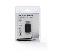 Adattatore WiFi USB Gembird AC1300 802.11ac Dual Band Nero