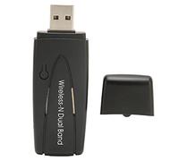 Adattatore WiFi USB, Rete Wireless con Doppia Antenna per PC Portatile Computer Desktop Dongle Win XP 7 8 8.1 10 11 Banda WiFi 2.4Hz 5GHz 600Mbps 2.4GHz XP 7 8 8.1 10 11