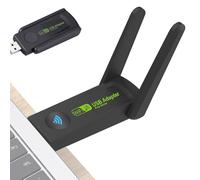 Adattatore WiFi USB wireless,Adattatore di rete wireless,Dongle per scheda di rete wireless 2.4G/5G a doppia banda - Ricevitore di rete wireless, adattatore da 600 Mbps, Plug and Play