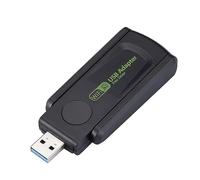 Adattatore WiFi USB wireless,Adattatore di rete wireless - Dongle per scheda di rete wireless 2.4G/5G a doppia banda,Adattatore da 600 Mbps, ricevitore di rete wireless Plug and Play per PC laptop des