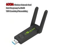 Adattatore WiFi USB3.0 a doppia banda VAORLO 1300Mbps 2.4G 5Ghz Dual Band senza driver Wireless WiFi Dongle Antenna USB Ethernet Network Card Receiver High-Speed Strong Signal Plug And Play Per PC Win