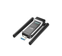 Adattatore WiFi Wireless USB 3.0 EP-AX1693S WiFi6 AX1800 con Doppia Antenna Ad Alto Guadagno e Segnale Più Potente A 5 GHz/2,4 GHz.