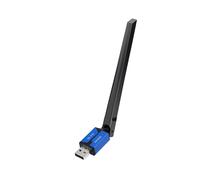 Adattatore WiFi6 AX300 286M, Dongle USB WiFi, Ricevitore e Trasmettitore USB WiFi + Antenna da 5 DBi per Mouse, Tastiera e Audio.